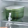 Бутылка с холодной водой, чайные горшки, диспенсер, кувшин-фонтан с краном, чайник, кувшин для сока, горшок для напитков, посуда для напитков, пластиковая банка для холодильника