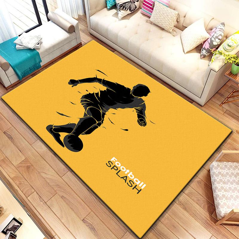 Ковер с изображением футбола, ковер для футбольного поля, украшение для гостиной, коврики для спальни, ковер для гостиной, домашний коврик для входной двери, детский коврик