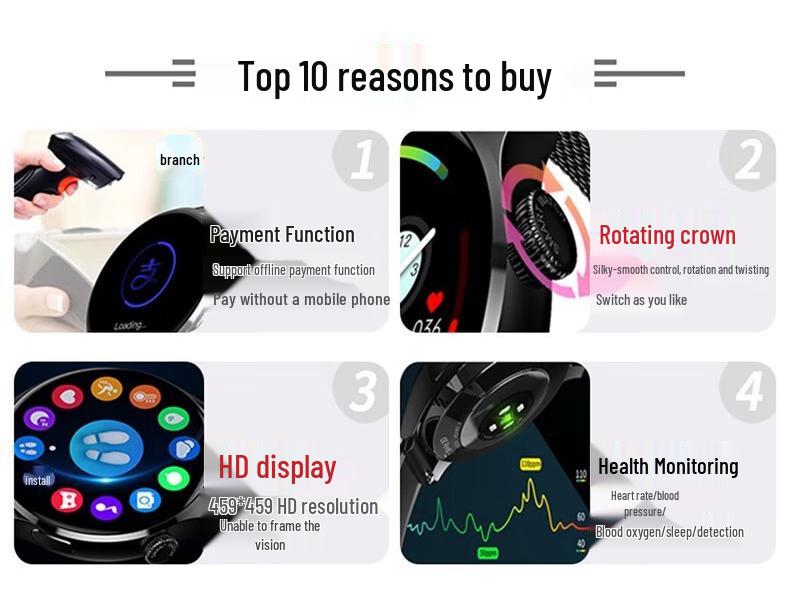 2025 Умные часы 9: Водонепроницаемый спортивный телефон с мониторингом сердечного ритма, артериального давления, кислорода в крови и NFC-платежами.