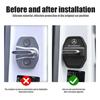 SFL1  Car Silicone Door Lock Cover Protective Cap Stickers Accessories For Mercedes Benz AMG W126 W140 W190 W222 4MATIC W204 W212 W203