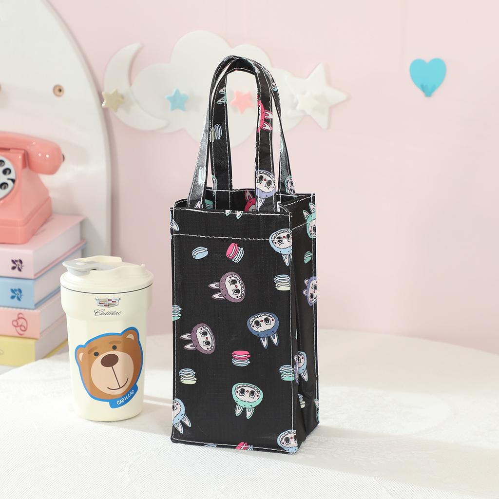 POP MART Waterproof Cup Bag Kettle Bag Student Mini Tote Bag Environmental Protection Bag Umbrella Storage Bag