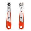 Multifunctional Bidirectional Ratchet Screwdriver Right Angle Magnetic Wrench Cross Shaped Short Screw Orange Tool