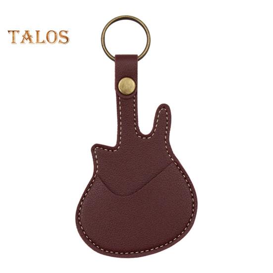 Держатель для медиаторов в форме гитары, чехол из искусственной кожи для медиатора, переносная сумка для хранения медиатора для гитаристов, любителей, учителей