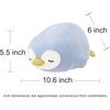 Ribuhato Bolster Cushion Polyester Marshmallow Animal Penguin 27cm Soft Plush Pillow