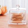 Acrylic Makeup Organizer Cotton Pad Swab Storage Box For Cotton Swabs Rod Case Holde Cosmetics Jewelry Organizer With Lid