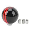 6 Speed Car Racing Gear Shift Knob for Shelby GT500 Style Round Ball Shift Knob with 3 Adapters for Manual Vehicle
