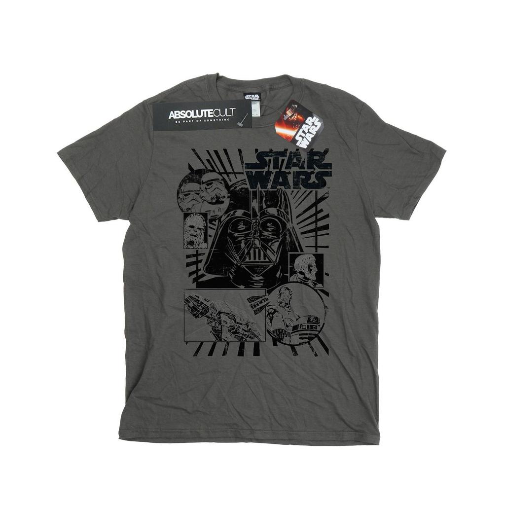 Star Wars Mens Darth Vader Montage T-Shirt