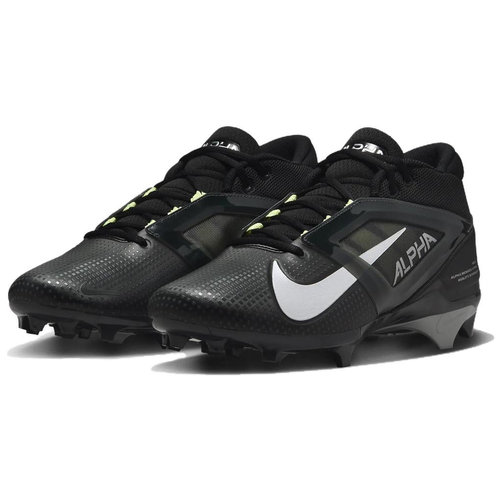 Nike Alpha Menace 4 Pro Black Light Smoke Grey Men Sneakers White FD7037-001
