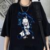 Japanese Anime Blue Lock T Shirt Women Men Short Sleeve T-shirt Harajuku Tops Tees Cartoon Streetwear