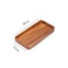 Stackable Wooden Tray Desktop Wood Storage Nut Box Creative Dessert Fruit Plate Creative Japanese Tableware Home Decoration