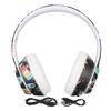Graffiti Bluetooth Headset HiFi Stereo Built In Mic Support Memory Card Line In Wireless Headphone