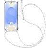 Case for Samsung Galaxy S25 Plus (Galaxy S25+) - Transparent with White Cord - BOOLING