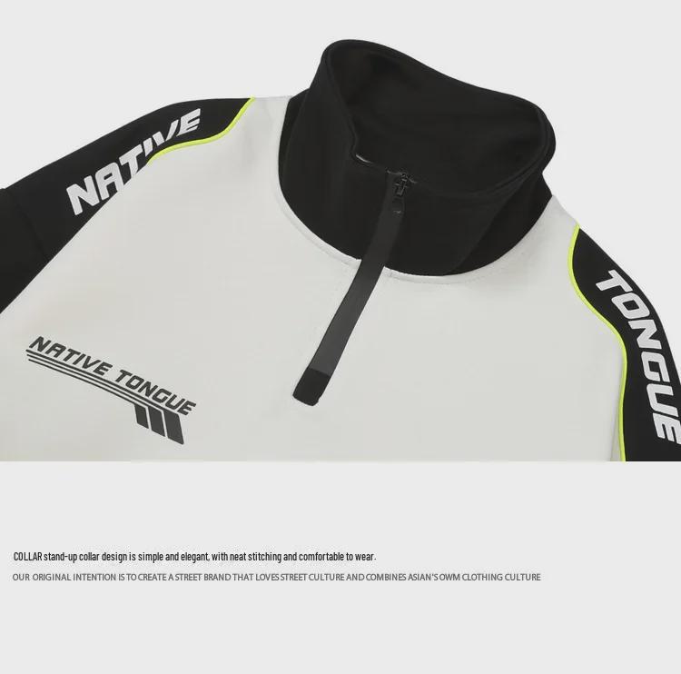 Унисекс Ретро High-Street Мотоциклетный Гоночный Свитшот – Весна/Осень Мода