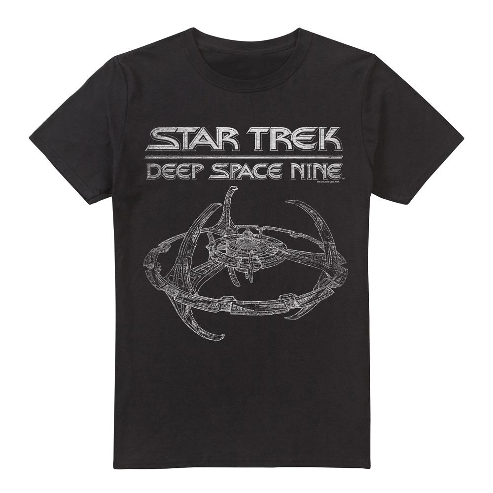 Star Trek Mens Deep Space Nine Station T-Shirt