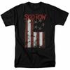 Skid Row Flagged Rock N Roll Music Band Tee Black Unisex T-Shirt
