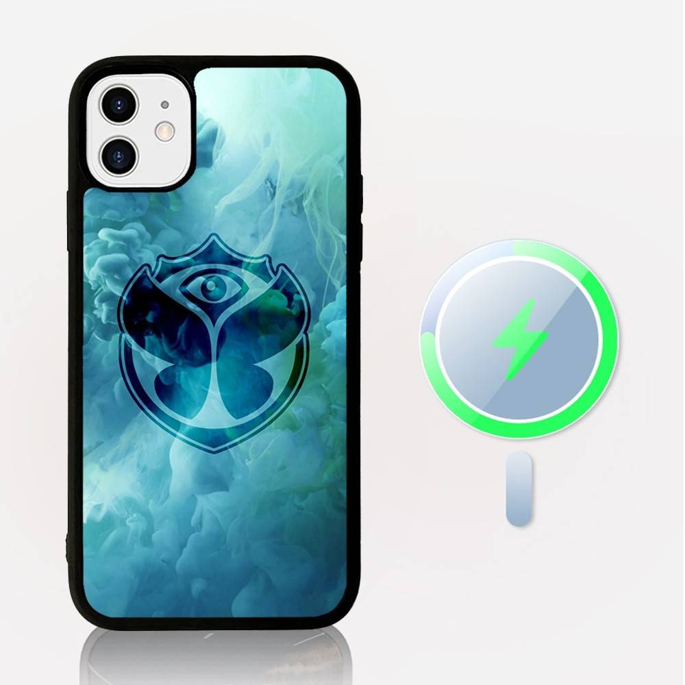 Чехол для телефона T-TomorrowlandS Магнитный чехол для iPhone 17 16 14 13 12 11 15 Pro Max Plus Для Magsafe Беспроводная зарядка Чехол