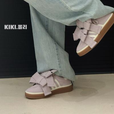 Новые кожаные туфли на платформе, повседневные, женские, со шнуровкой и бантом, модные, высокого класса