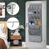 Door Shoe Organizer Hanging Bag Large Capacity Easy Access Simple Installation Versatile Shoe Holder Storage Bag