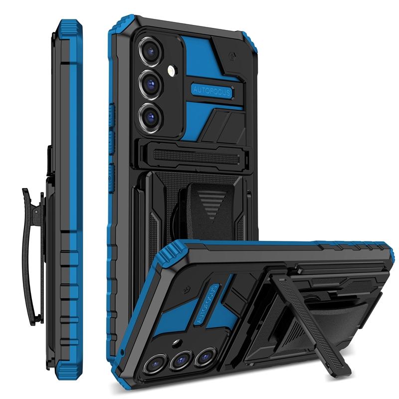 Military Armor Case for Samsung Galaxy S24 S23 FE S22 Ultra S21 S20 Note 20 Ultra Cover Belt Clip Holster Kickstand Full Protective Cover