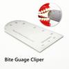 1 Piece New Dental Bite Gauge Caliper Mouth Gag Opening Capacity Measuring Ruler Stainless Steel