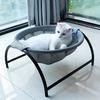 Portable Elevated Cat Bed for Summer - Removable & Washable Hammock Bed with Breathable Mesh - Free-Standing Design for Cats and Dogs