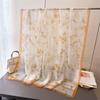 Ya Huayun Encryption Yourou Yarn Printing Spring and Summer Silk Scarf Large Long Scarf Travel Shawl Sun Protection Women's Scarf Headscarf