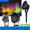 Уличный RGB-светильник для проекции на землю