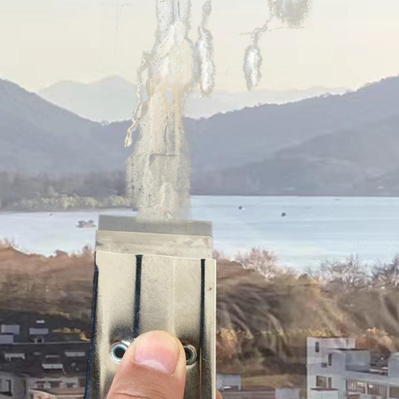 Набор скребков для бритвы, стальной многоцелевой скребок с одним лезвием, инструмент для чистки окон и удаления краски