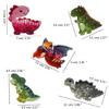 Acrylic Hair Claw Clips Funny Dinosaurs Hair Catch Barrette Large Hair Clips