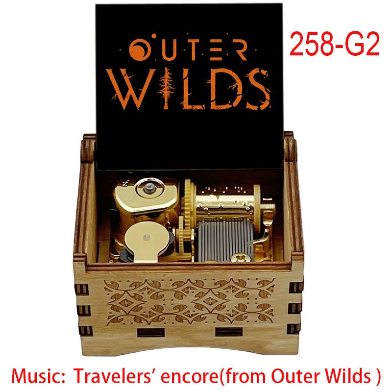 Game Outer Wilds Music Travelers' Encore Music Box 18 Note Christmas Birthday Gift for Game Fans Friends Office Decorations 3