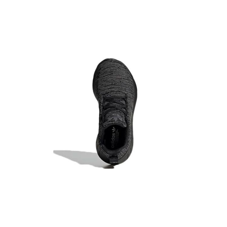 Adidas Swift Run 22 Little Kid Black Grey Kids Sneakers Core-Black Grey-Five Cloud-White GY3008