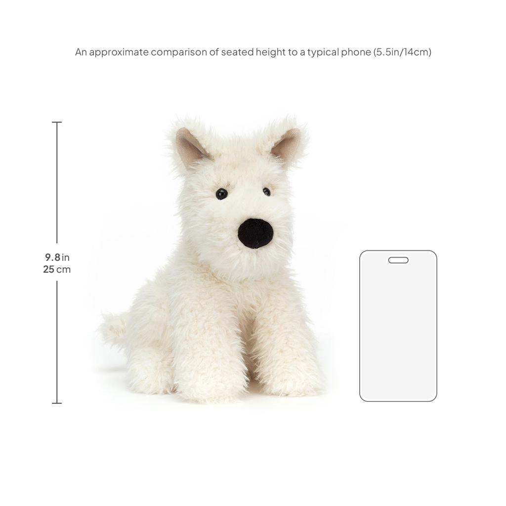 Плюшевая игрушка Jellycat Munro Шотландская овчарка 10 дюймов Собака и щенок Мягкая игрушка Классическая детская игрушка-подарок, Средний, - -