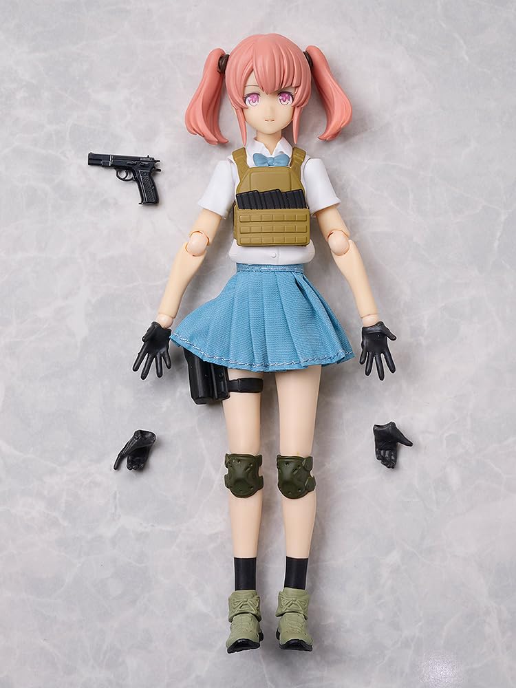 Figma Little Armory Вооруженная JK Вариант D Пластиковая Раскрашенная Подвижная Фигурка Без Масштаба
