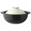 Living Earthenware Pot No. 8, 30cm, for 3-4 People, Boil-over Resistant, Perfect for Rice and Banquets