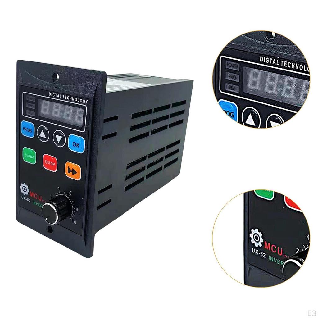 Преобразователь частоты 220 В Компактный регулятор скорости для вентиляторов Гравировальные машины 400 Вт