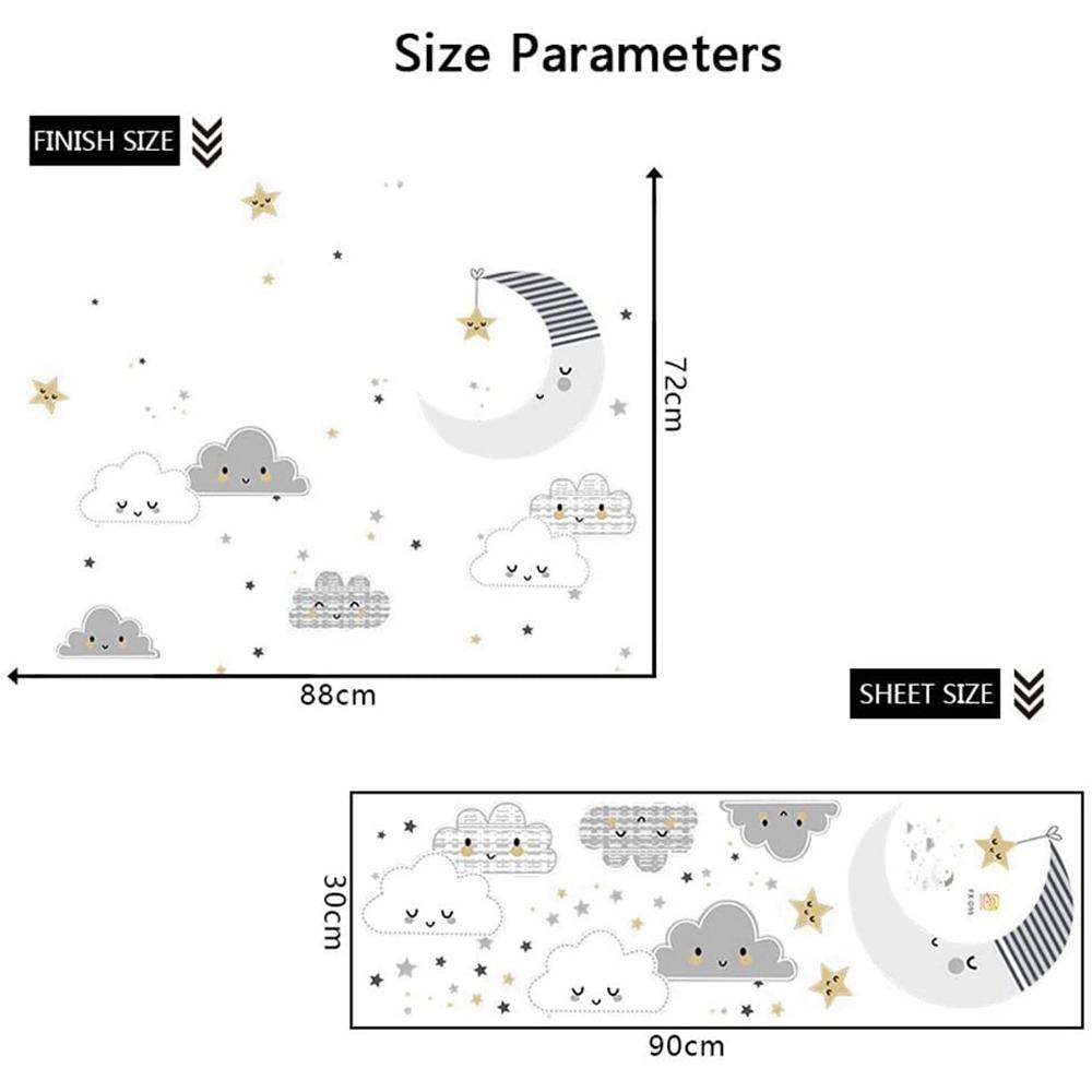 Самоклеящаяся декоративная наклейка на стену для детской комнаты унисекс для девочек, домашний декор, настенная наклейка, украшение комнаты