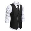 Cozy Up мужской жилет свадебная вечеринка диагональная планка жилет на молнии жилет