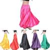 Dance Professional Dance Costume Satin Long Skirt 360 Full Circle Satin Long Skirt Swing Dance Decor