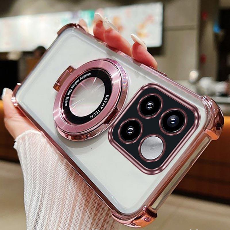 Магнитный держатель Чехол для телефона Для Motorola G87 G 87 Чехлы Покрытие Прозрачный Мягкий Силикон Ударопрочный Задняя крышка Для MOTO G77 G67