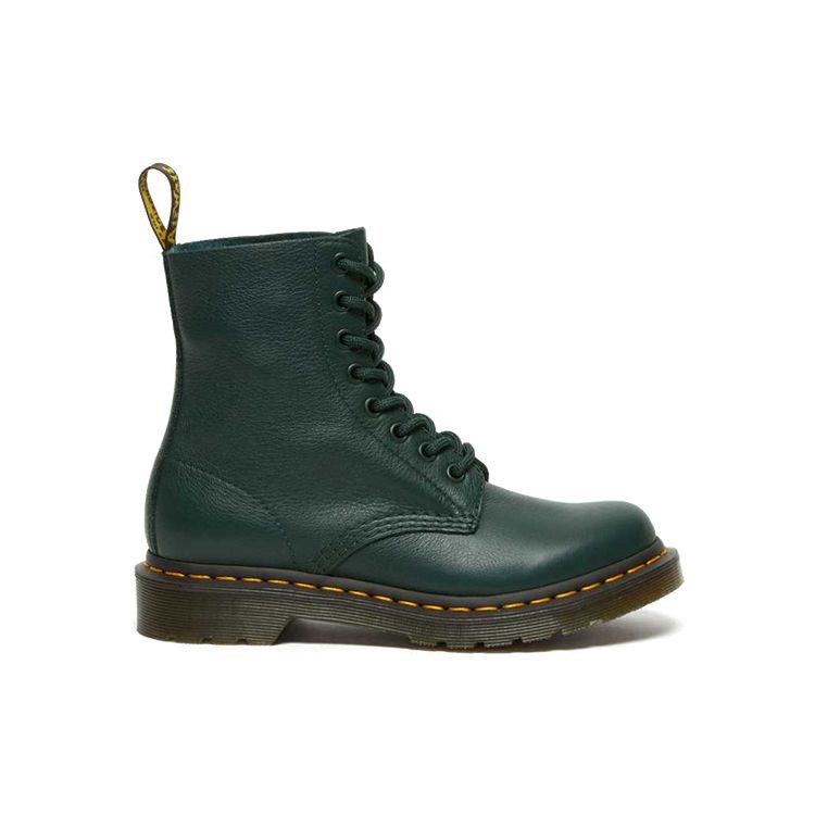 Dr. Martens 1460 Pascal Virginia Waterproof Durable Short Boots Women Boots Moss-Green 26902328