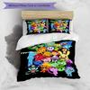 3pcs Happy Tree Friends5 pattern bedding set duvet cover set includes duvet cover &pillowcases, perfect all season bedroom decoration & gift