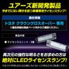 YOURS Crown Crossover design LED license license plate vehicle inspection Toyota CROWN custom Toyota TOYOTA S Vehicle-specific lamp, light, compliant,