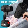 Беспроводной воздуходув Мощный реактивный вентилятор Мини турбовентилятор Тяга Сильный Листодув Ручные электроинструменты