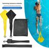 Парашют для плавания Тренажер Дети Взрослые Товары для плавания Сопротивление Веревка Оборудование Тяговый пояс Парашют сопротивления
