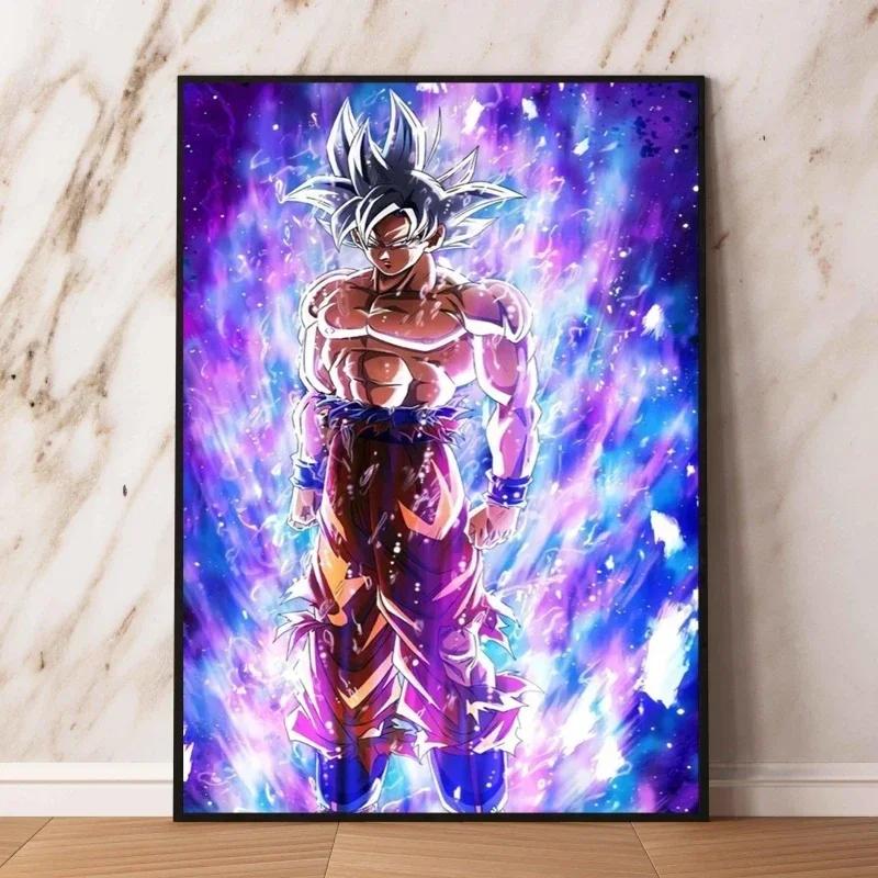 Anime  Canvas Painting Print Picture Goku Vegeta Hd Poster Children's Bedroom Decoration Wall Art Home Prints Gifts