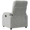 VidaXL Recliner Armchair, Relaxation Chair, Seat with Armrests and Backrest, Living Room TV Armchair, Modern, Grey 373450