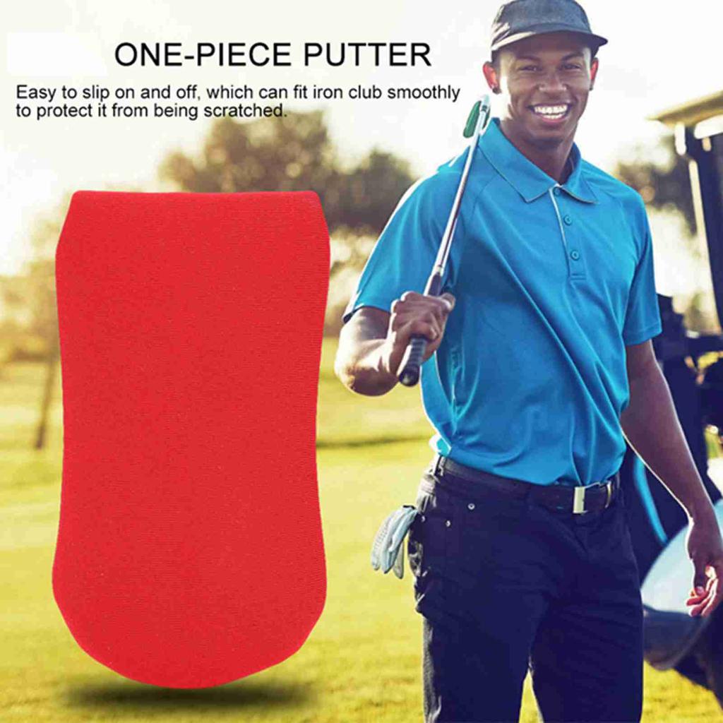 Чехол для клюшки для гольфа из нейлона Head Protect Защитный чехол Headcover Красный