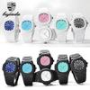 Fashionable Parrot Waterproof Luminous Silicone Watches - Versatile Sports Design for Students (Couples)
