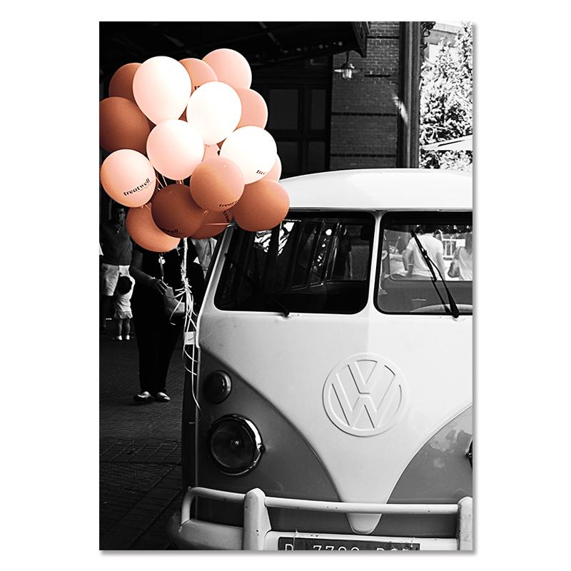 Современная мода Эйфелева башня холст картина пейзаж колесо обозрения воздушный шар настенные художественные постеры трамвайная дорога фотографии Декор в гостиную