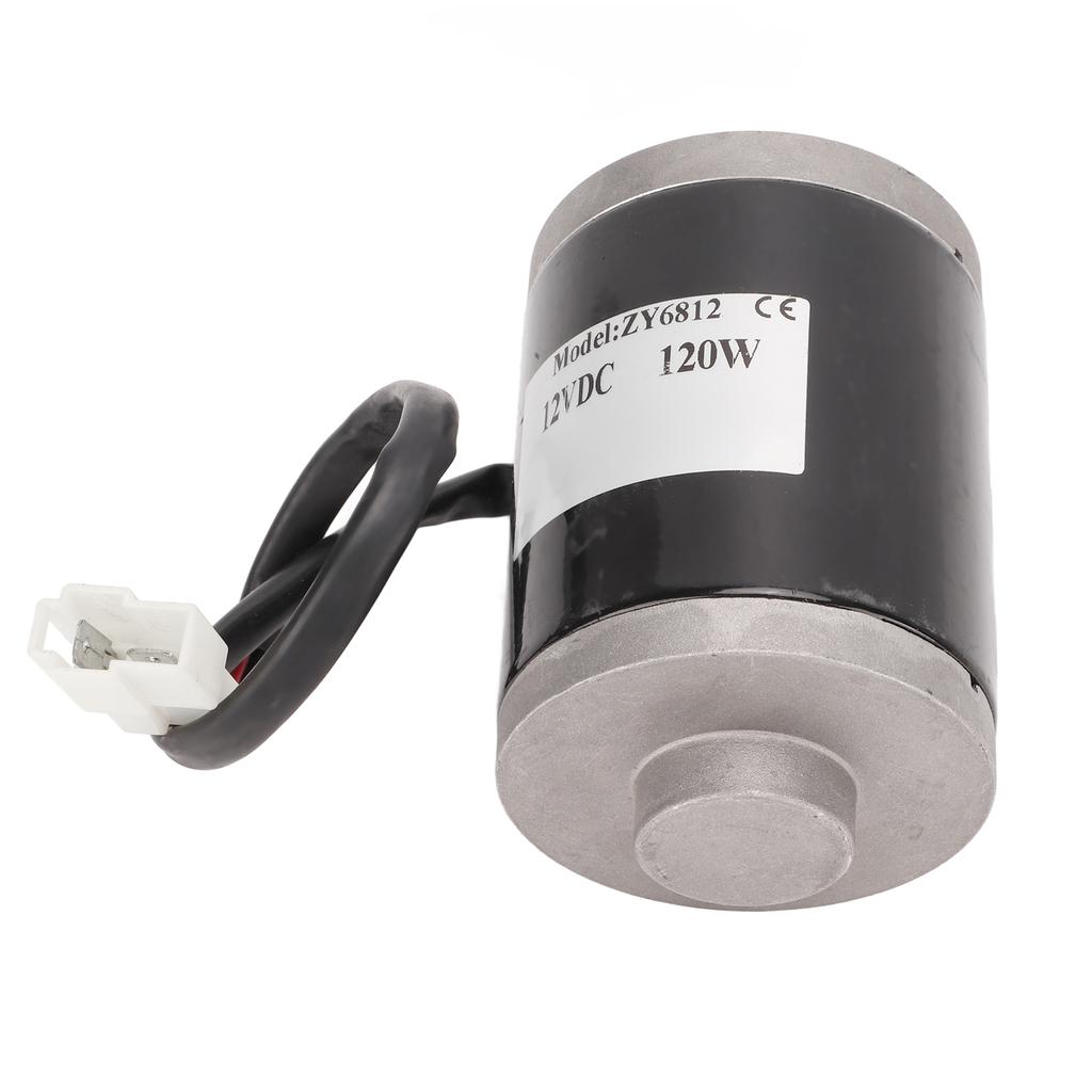12V 120W Brushed Motor High Speed Small Brushed Motor with Belt Pulley for Electric Scooters